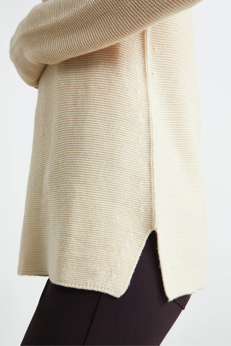 Maglia Barchetta in Lana Merino - VANIGLIA