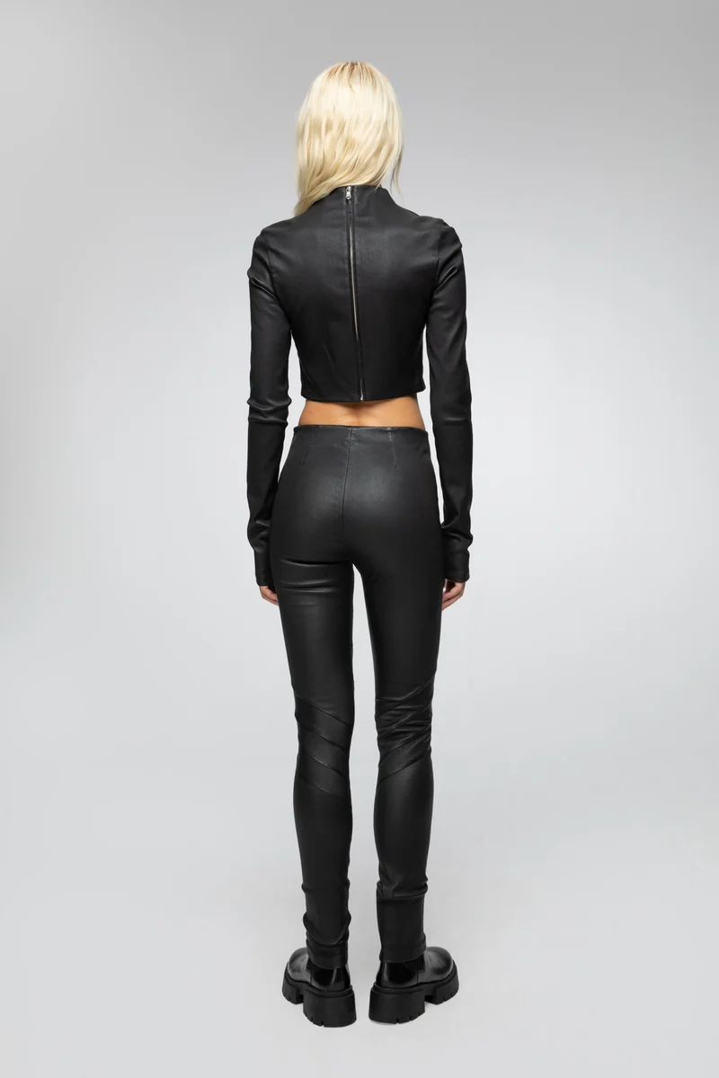 Driss - Schwarze Lederhose