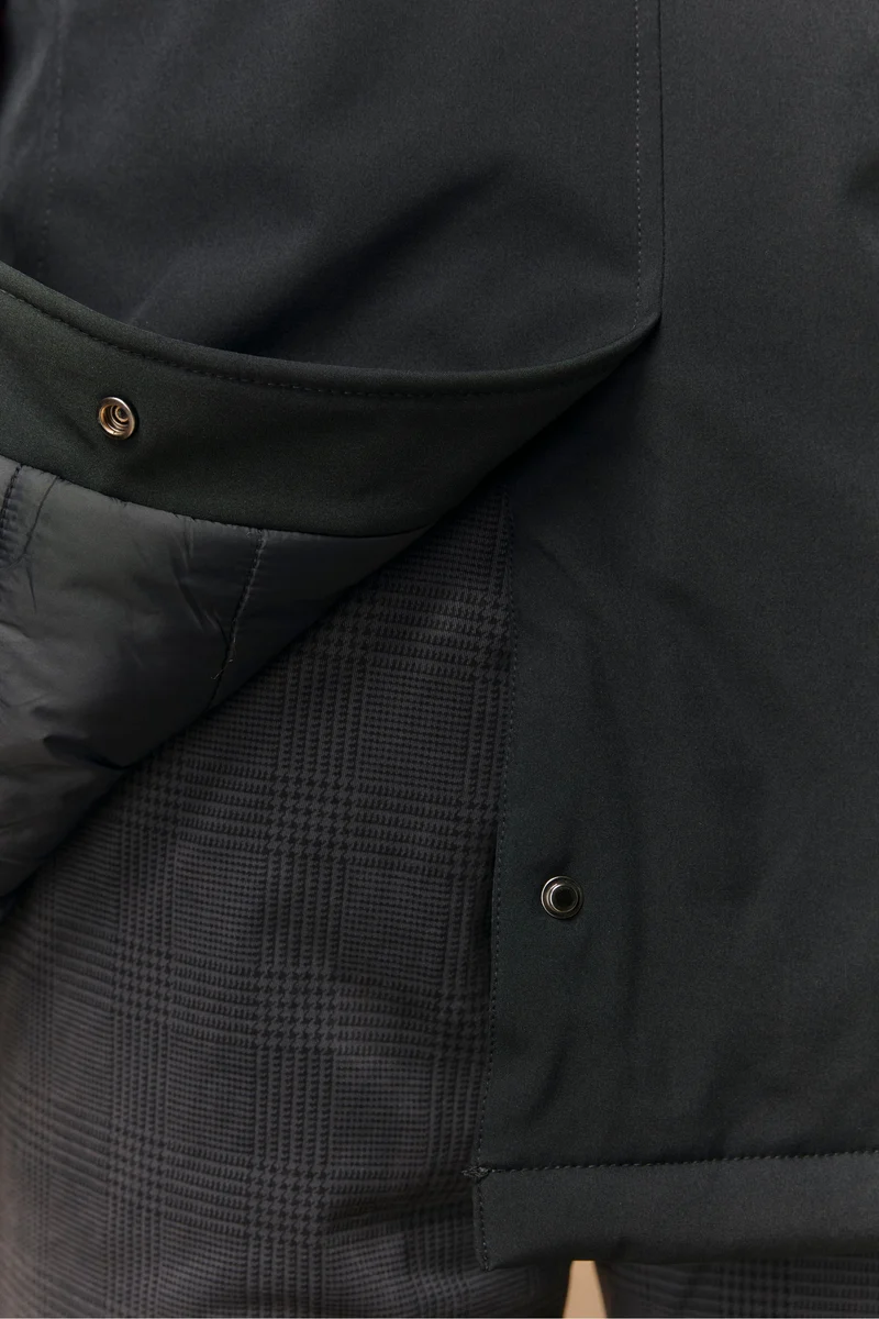 Impermeabile Invernale con Corpetto Staccabile - BLU