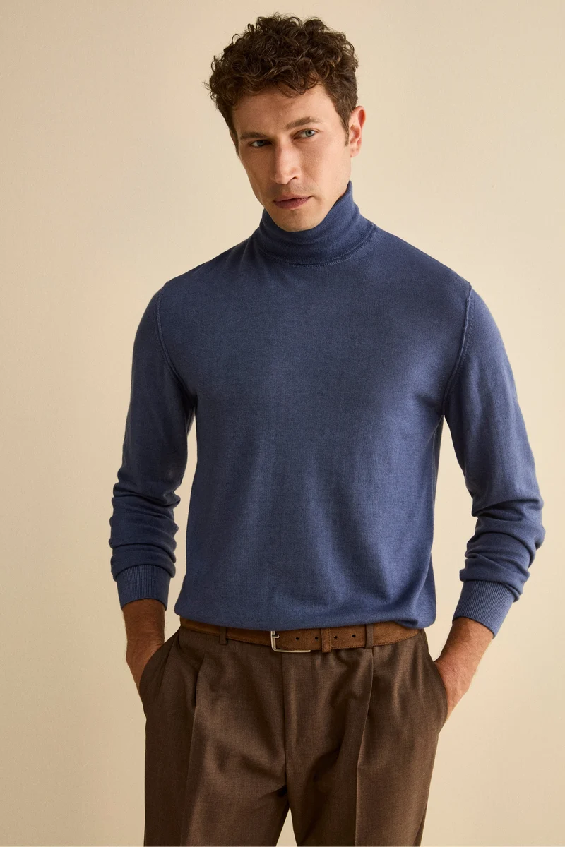 Dolcevita Uomo in Lana Merino - JEANS