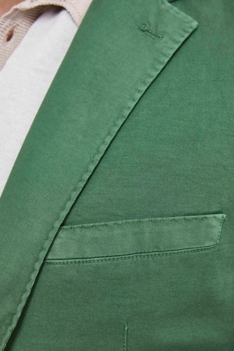 Giacca Casual in Cotone - VERDE
