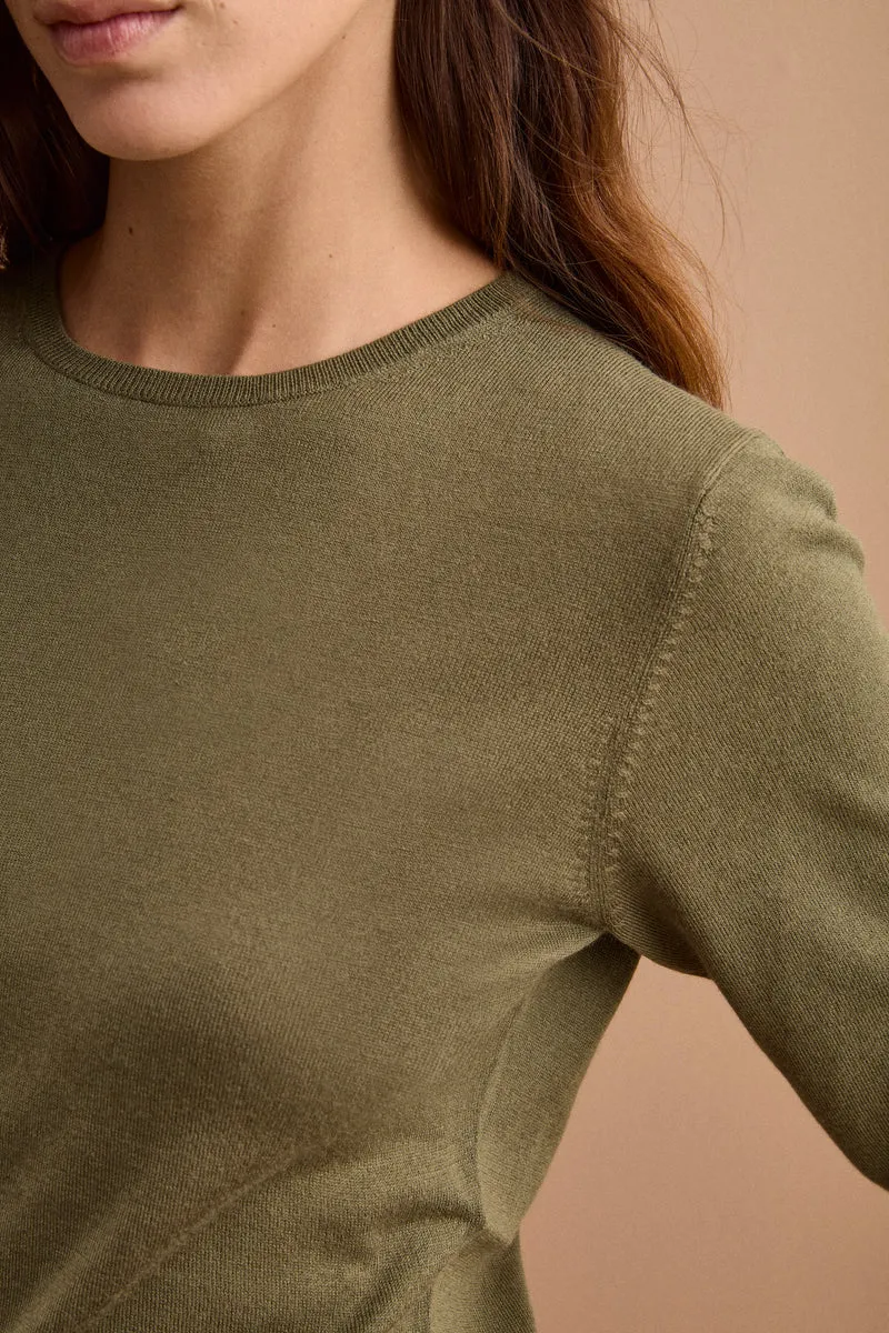 Maglia Girocollo in Seta e Cashmere - MUSCHIO