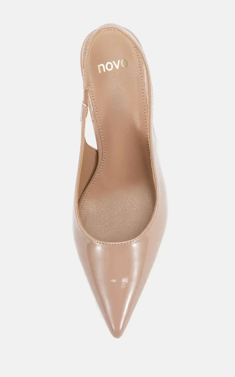 Novo - Iraya Heels in Buff Patent