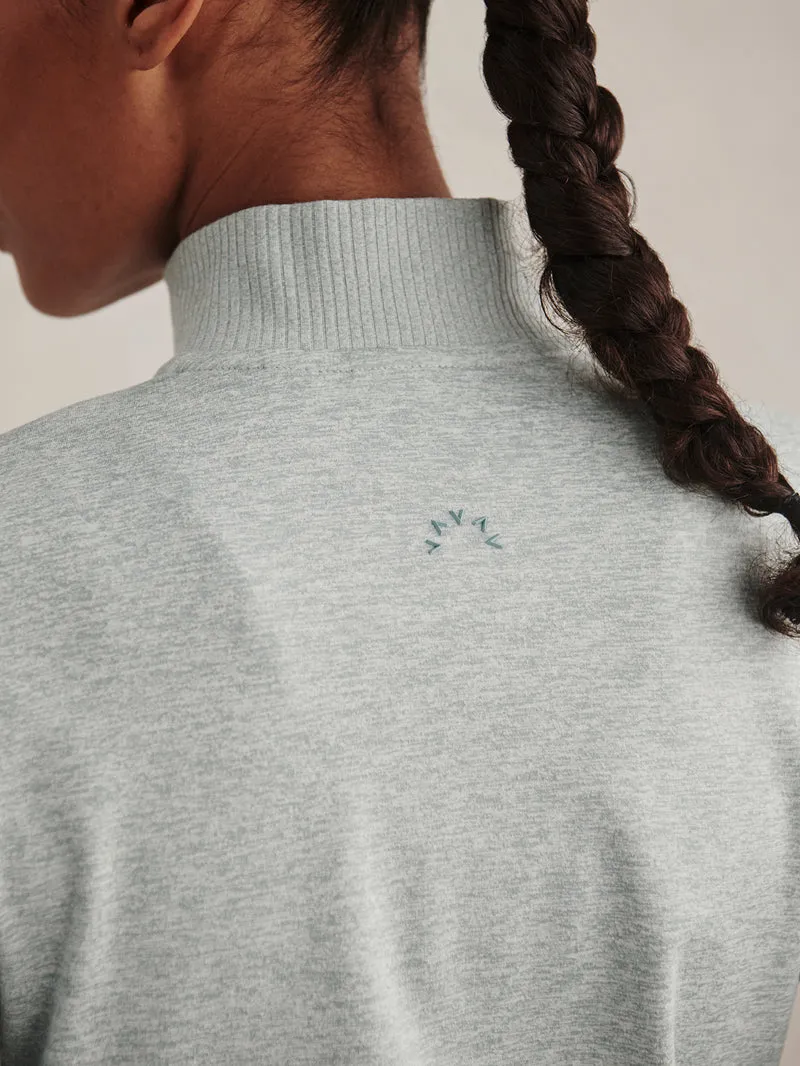 Rufus Cropped Zip Through Sweat