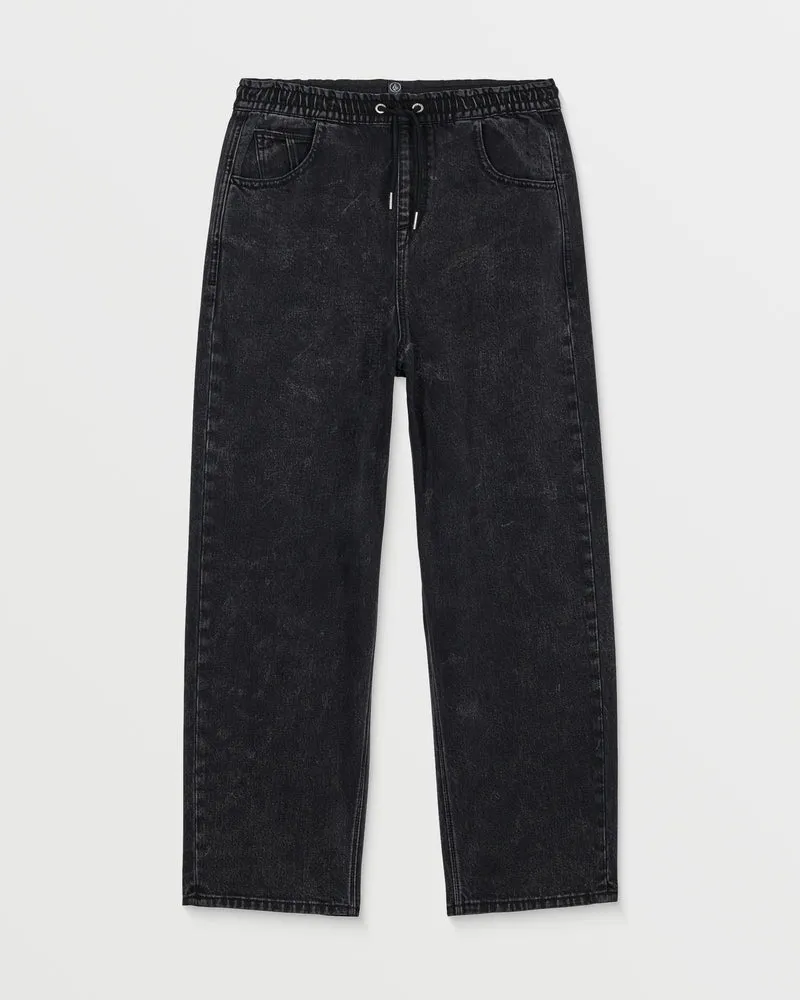 Freazy Loose Jeans - Blackity Black - (KINDER)