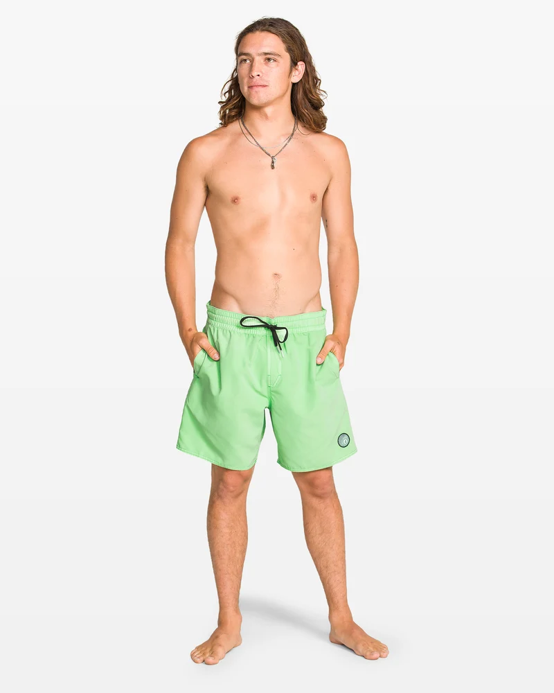 Center Trunk 17" Boardshorts - Island Green