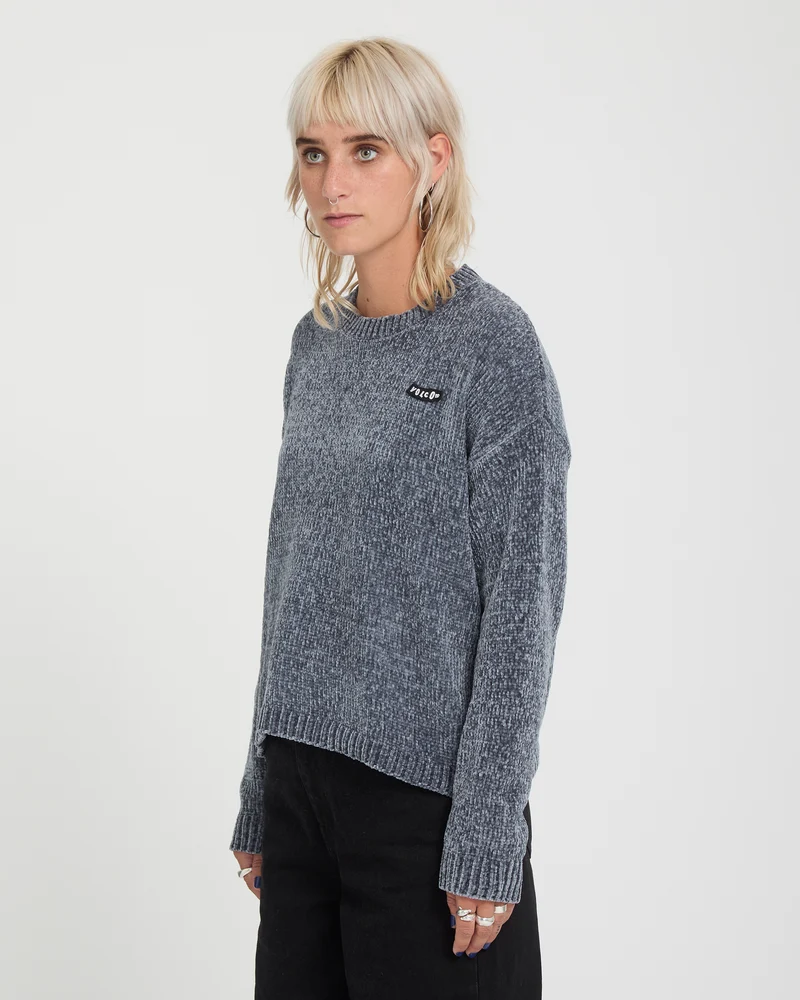 Bubble Tease Pullover - Storm Blue