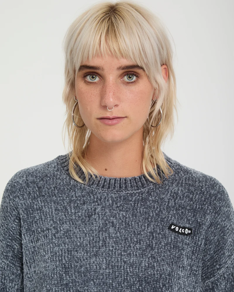 Bubble Tease Pullover - Storm Blue