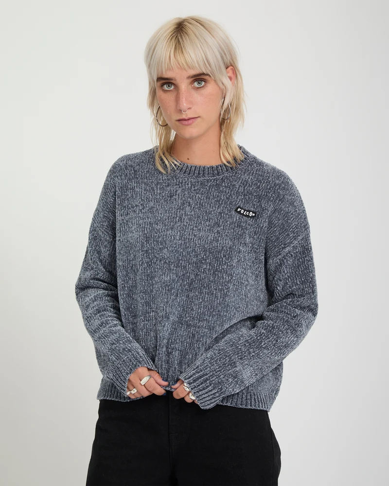 Bubble Tease Pullover - Storm Blue