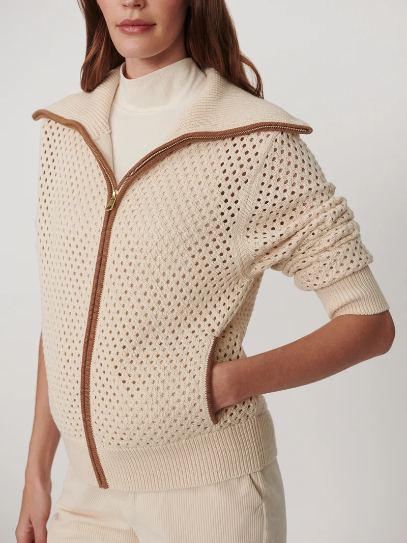 Paula Zip Through Knit Jacket