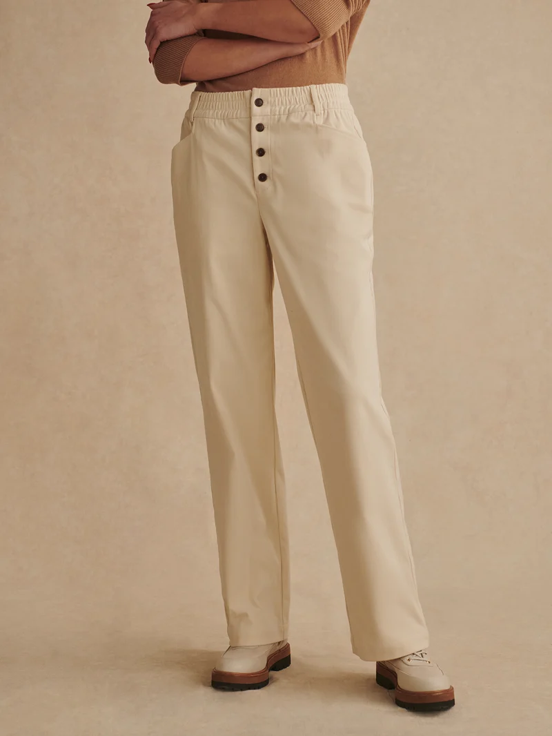 Stretch Needle Cord Straight Leg Trouser Regular