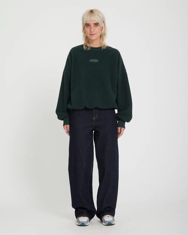 Piou Sherpa Sweatshirt - Scarab