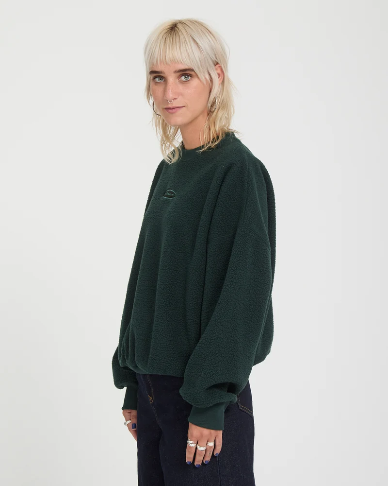 Piou Sherpa Sweatshirt - Scarab
