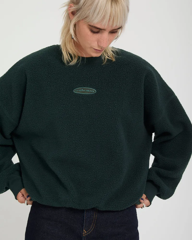 Piou Sherpa Sweatshirt - Scarab