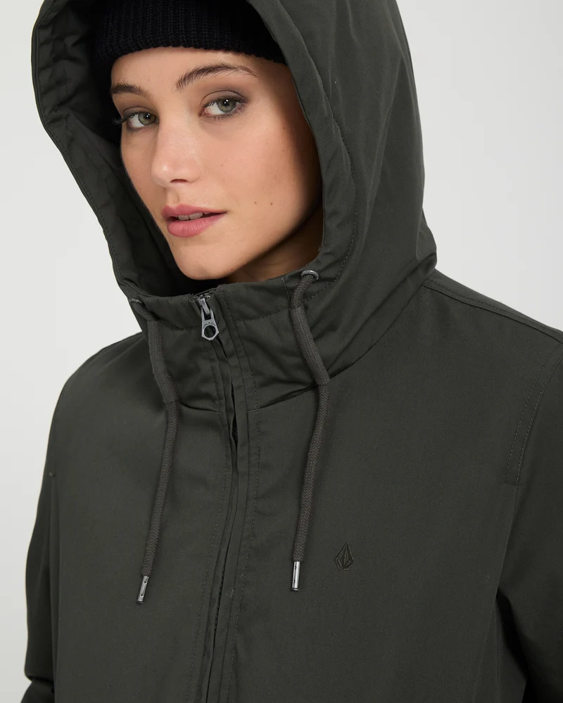 Wernan 10K Jacke - Rinsed Black