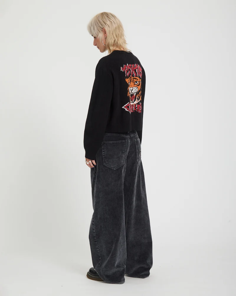 Ozzy Cardigan - Black
