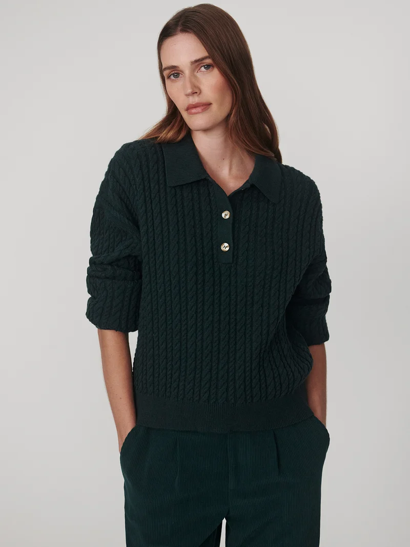 Dottie Polo Knit Sweater