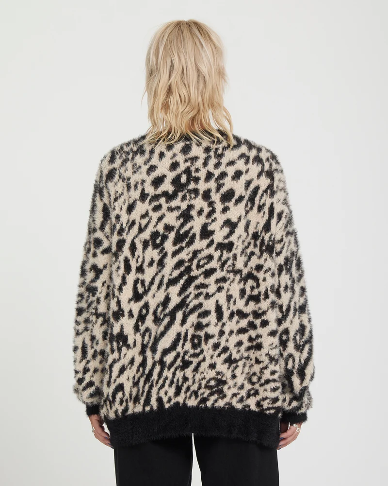 Tigardi Cardigan - Animal Print