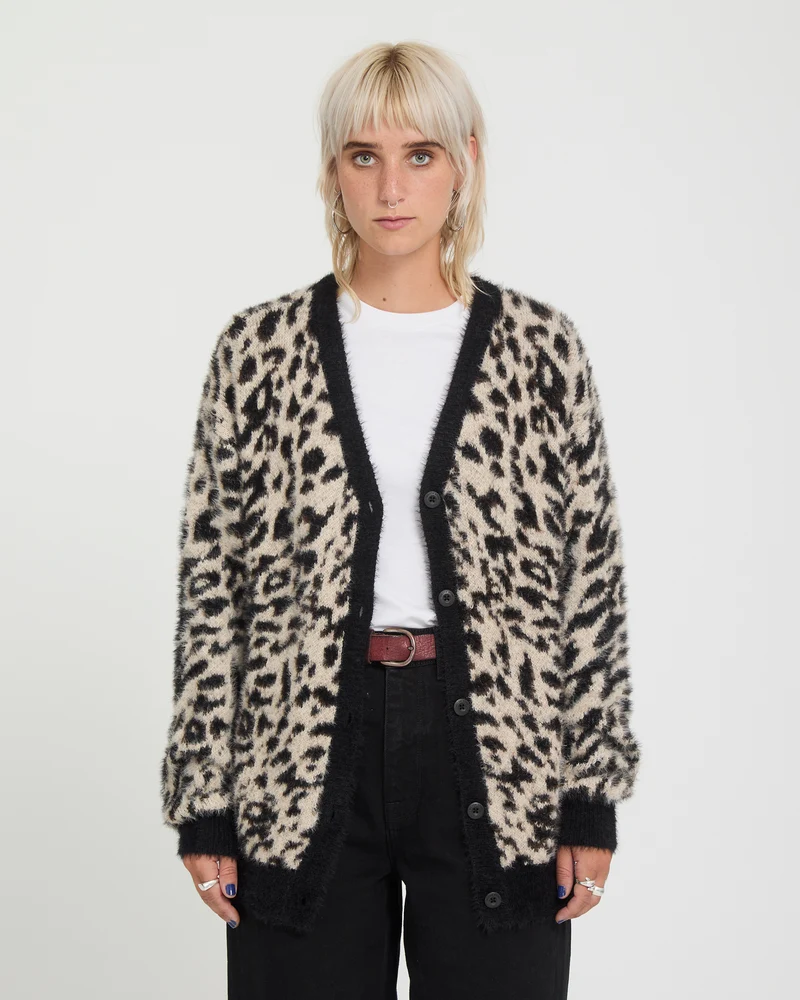 Tigardi Cardigan - Animal Print