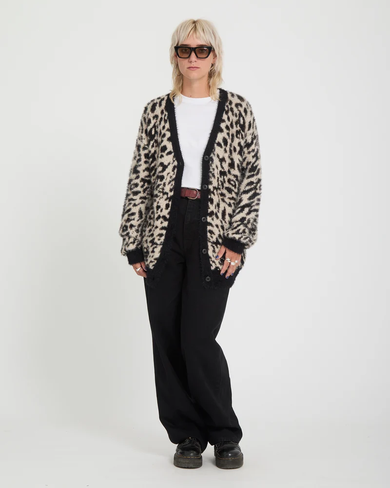 Tigardi Cardigan - Animal Print