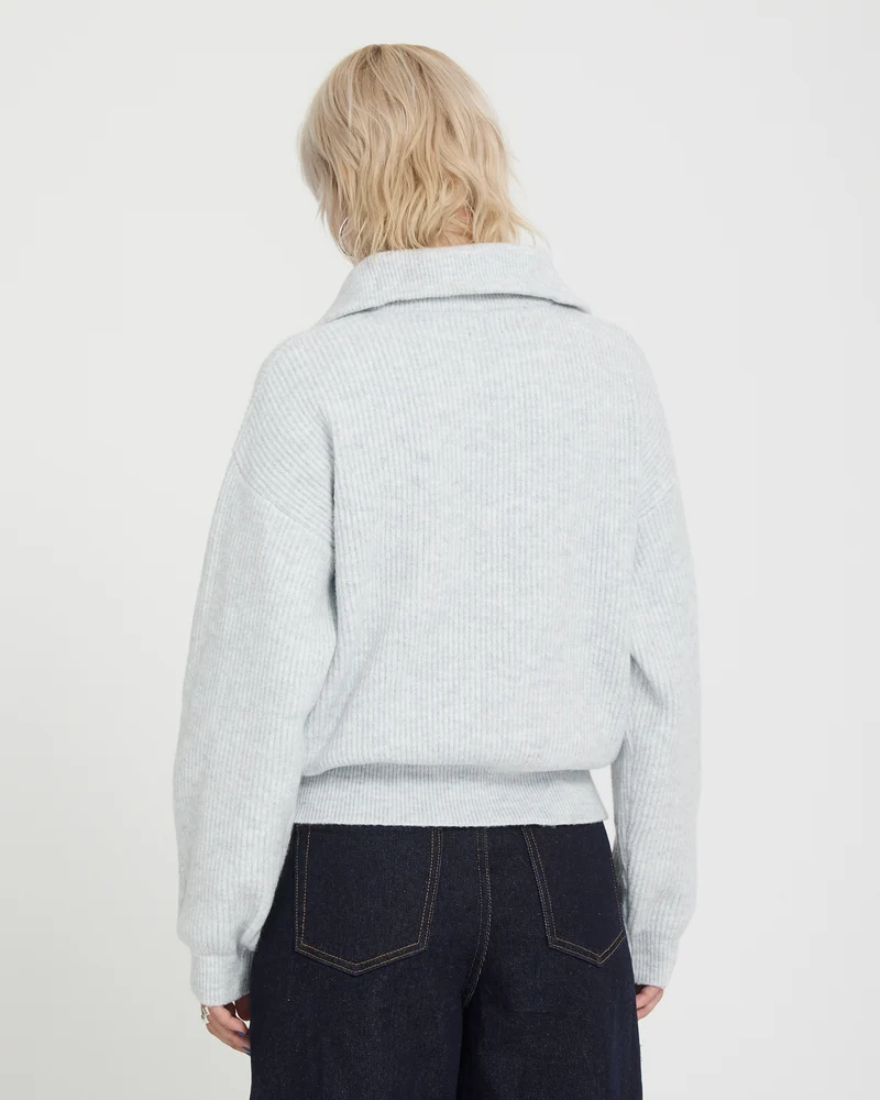Voltrane Pullover - Bone Heather