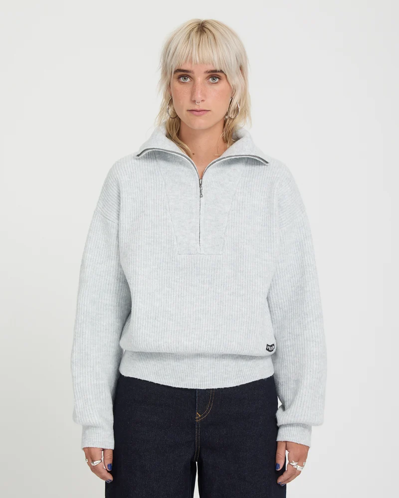 Voltrane Pullover - Bone Heather