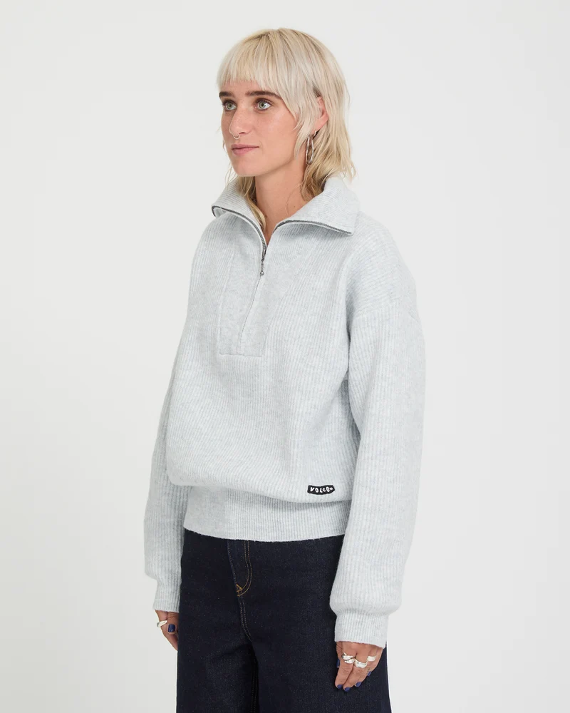 Voltrane Pullover - Bone Heather