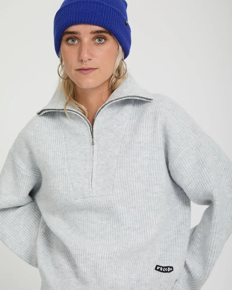 Voltrane Pullover - Bone Heather