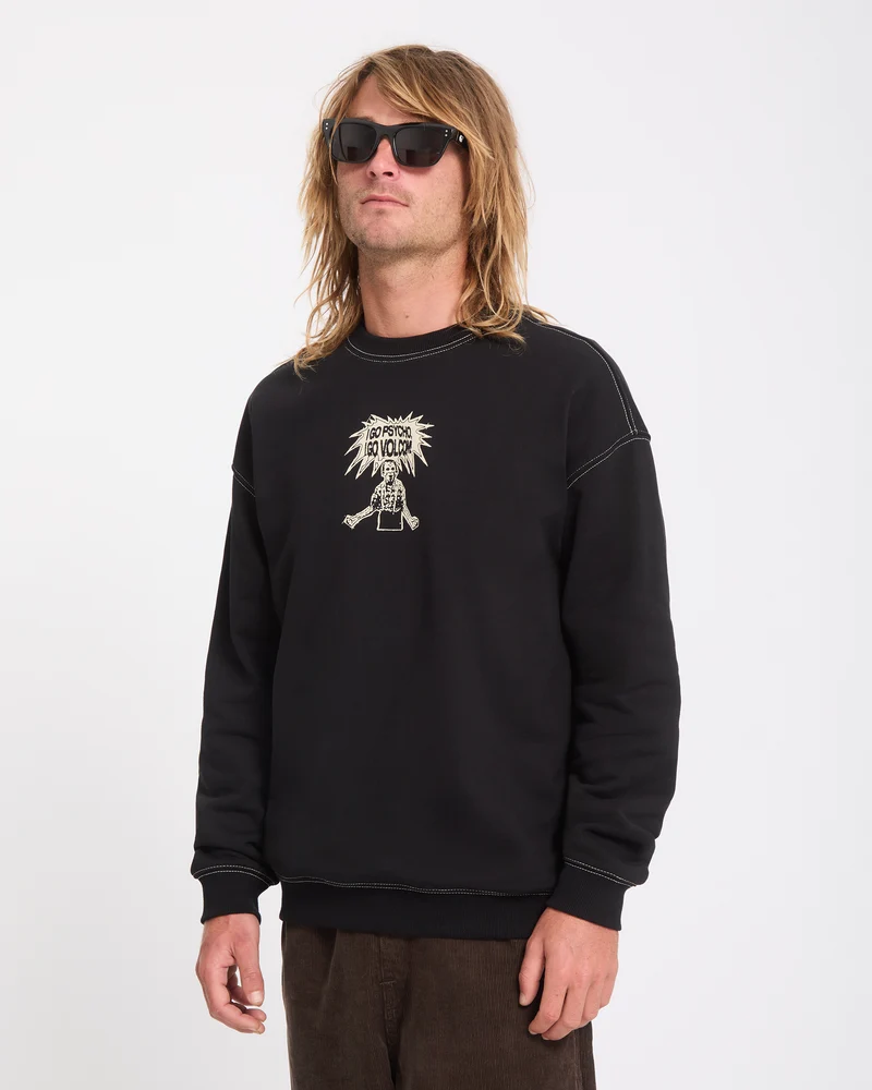I Go Psycho Sweatshirt - Black