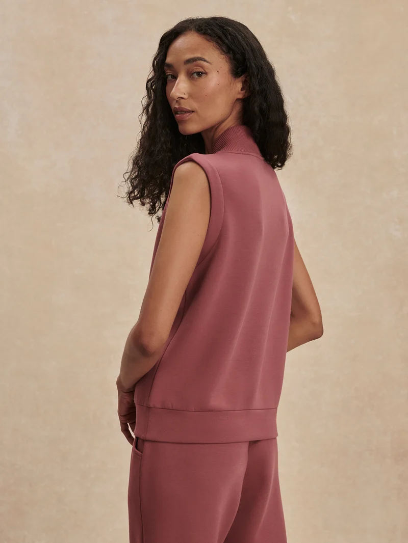 Beau Sleeveless Half Zip