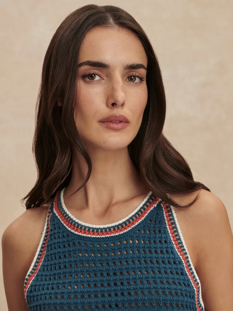 Aberg Halter Knit Top