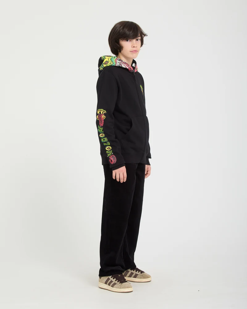 Freazy Loose Cordhose - Black - (KINDER)