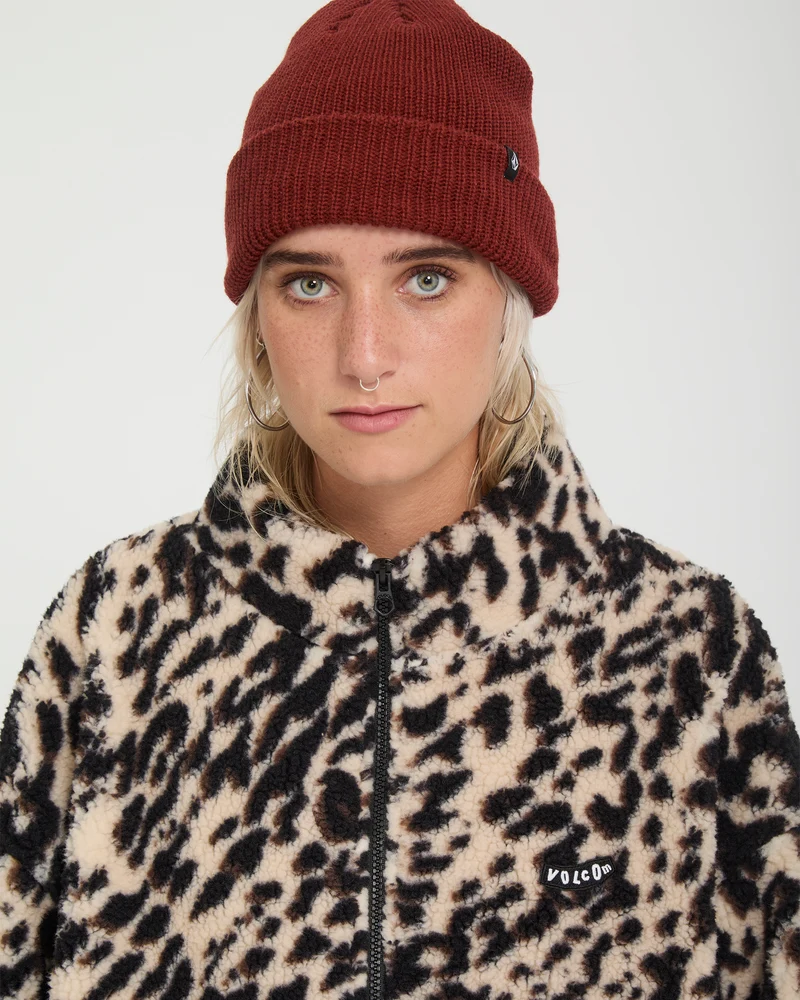Wylding Out Sherpa Jacke - Animal Print