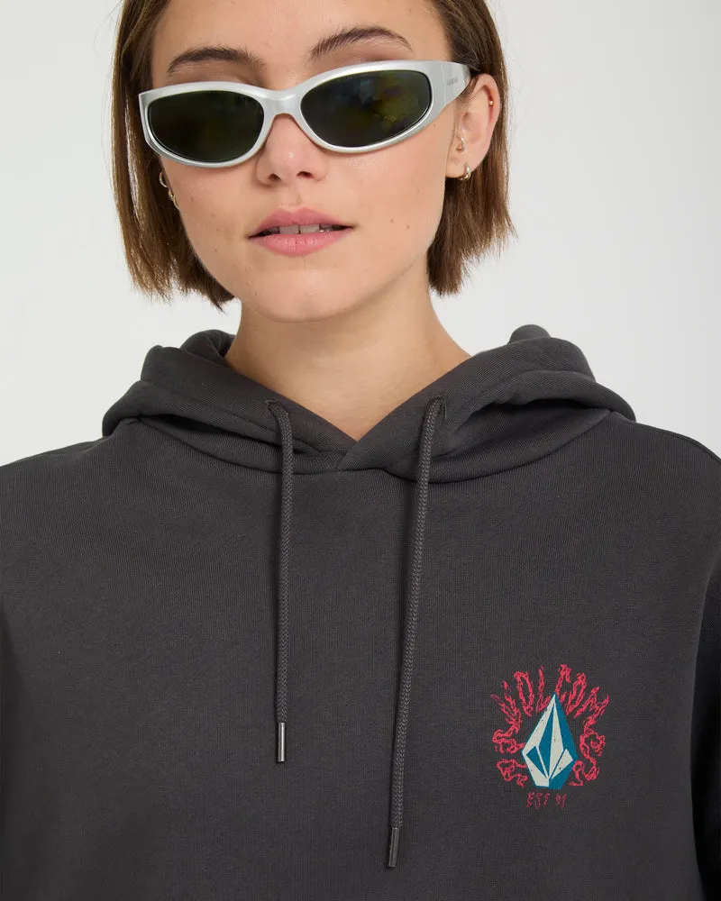 Radical Daze Up Hoodie - Black