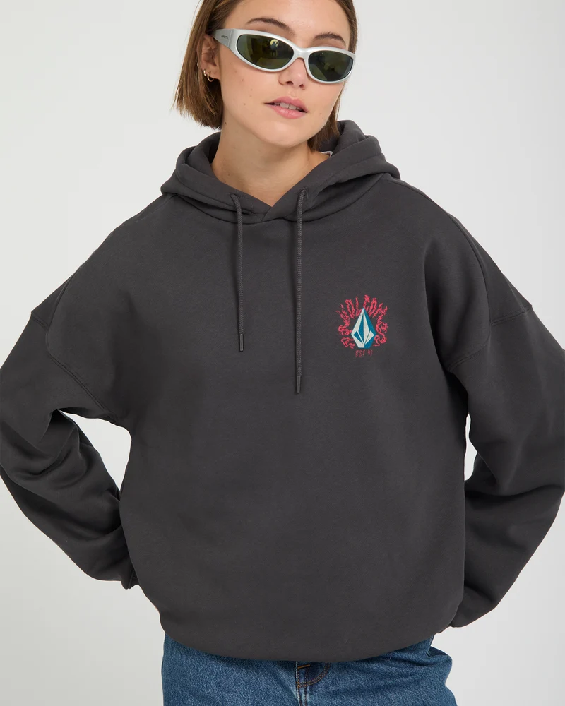 Radical Daze Up Hoodie - Black