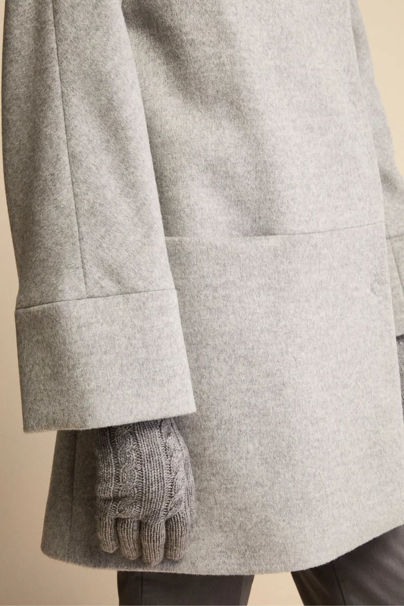Cappotto corto in lana e cashmere - PERLA