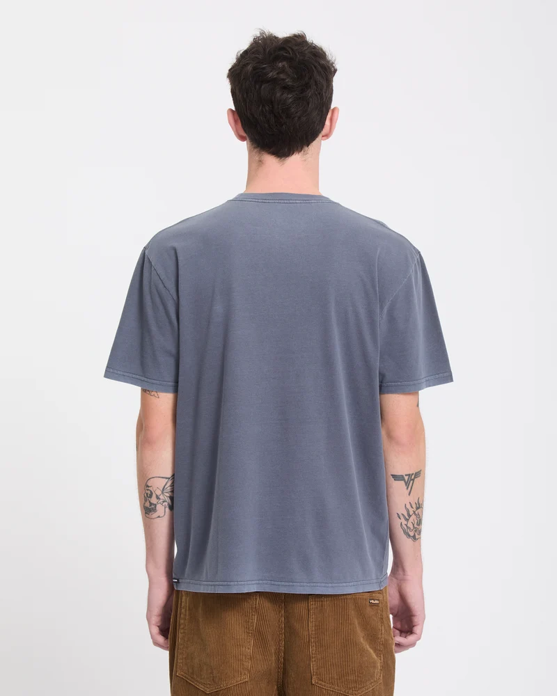 Solid Stone T-Shirt - Storm Blue