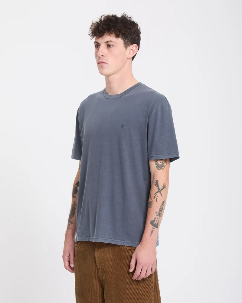 Solid Stone T-Shirt - Storm Blue