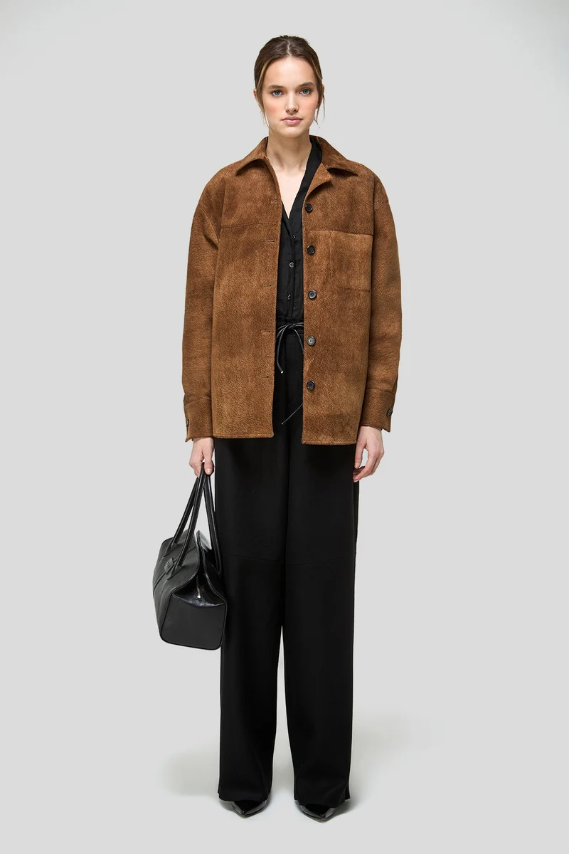 Nora – Kamel Lederjacke