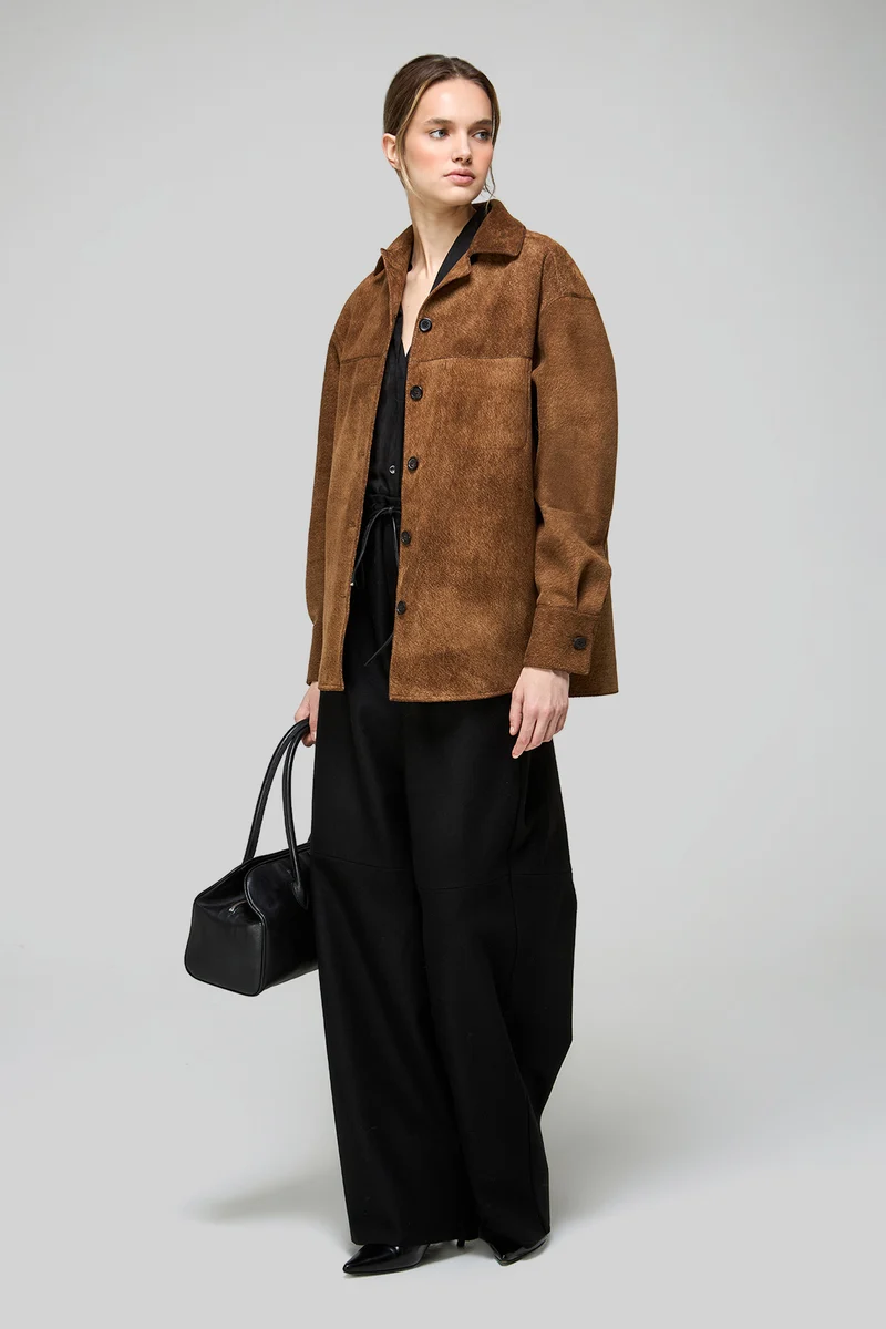 Nora – Kamel Lederjacke