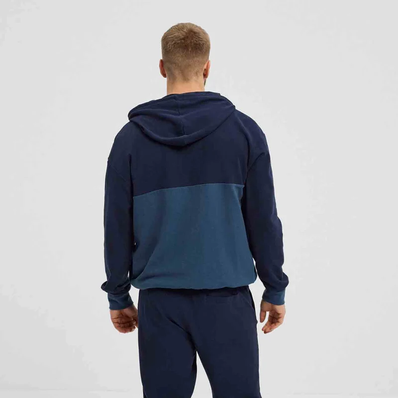 Allsize Kapuzen-Sweatjacke Herren Übergröße 4XL-8XL, Blau Gestreift
