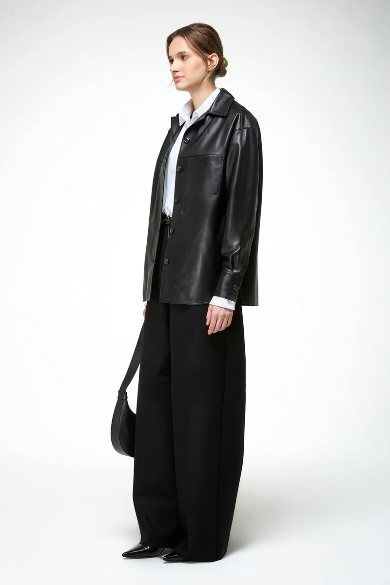 Nora - Schwarze Lederjacke