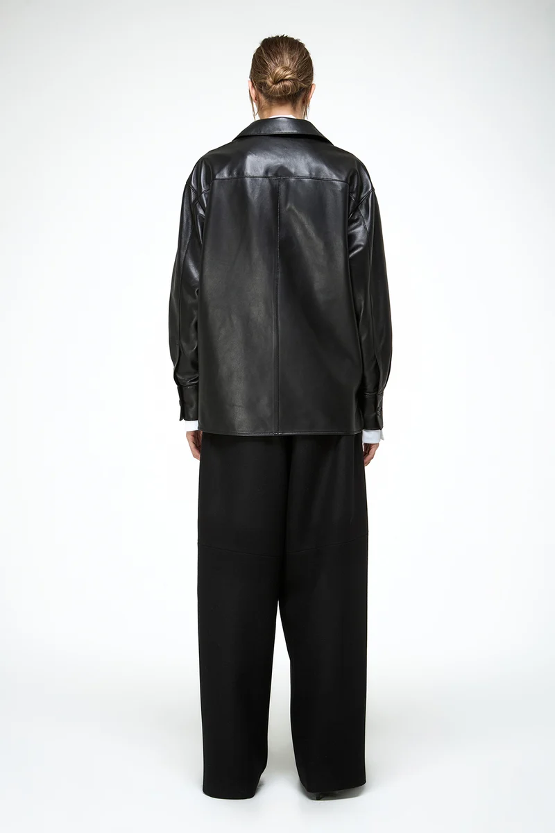 Nora - Schwarze Lederjacke