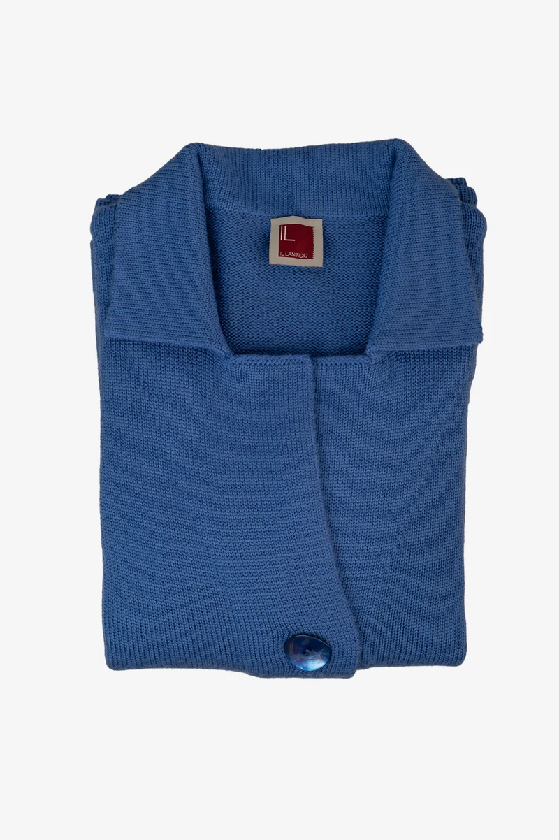 Cardigan in lana con bottoni - PERVINCA