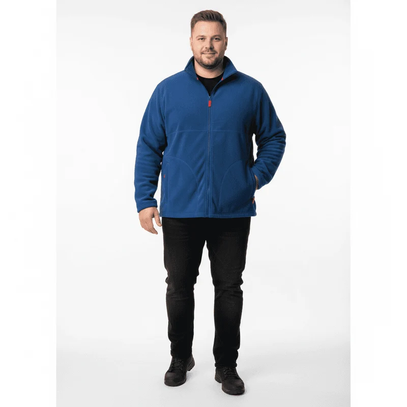 BigTiger Fleecejacke Herren Übergröße 3XL-12XL Schwarz Anthrazit Royal