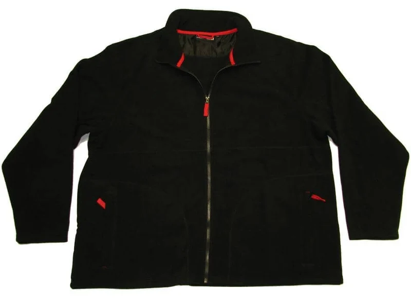 BigTiger Fleecejacke Herren Übergröße 3XL-12XL Schwarz Anthrazit Royal