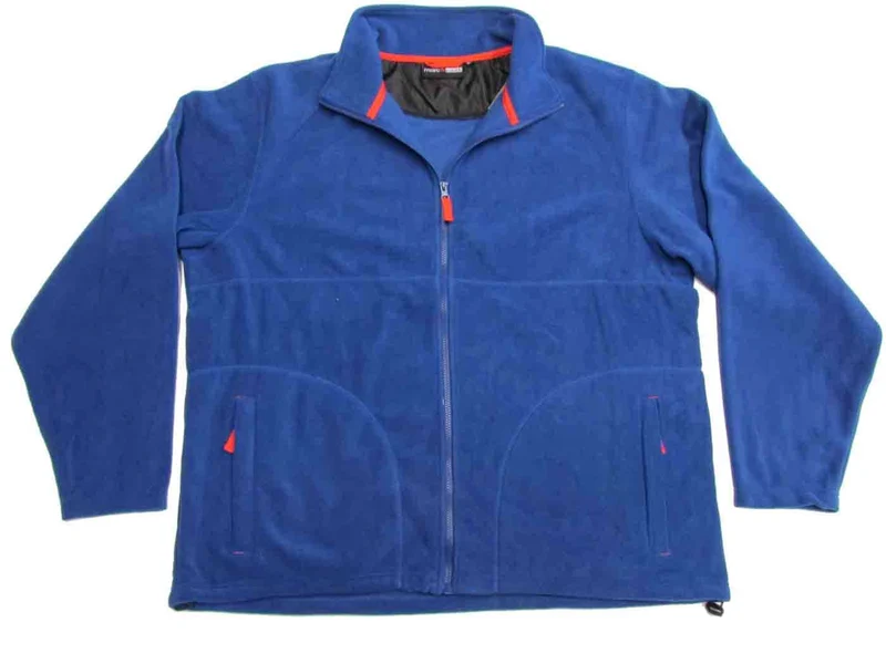 BigTiger Fleecejacke Herren Übergröße 3XL-12XL Schwarz Anthrazit Royal