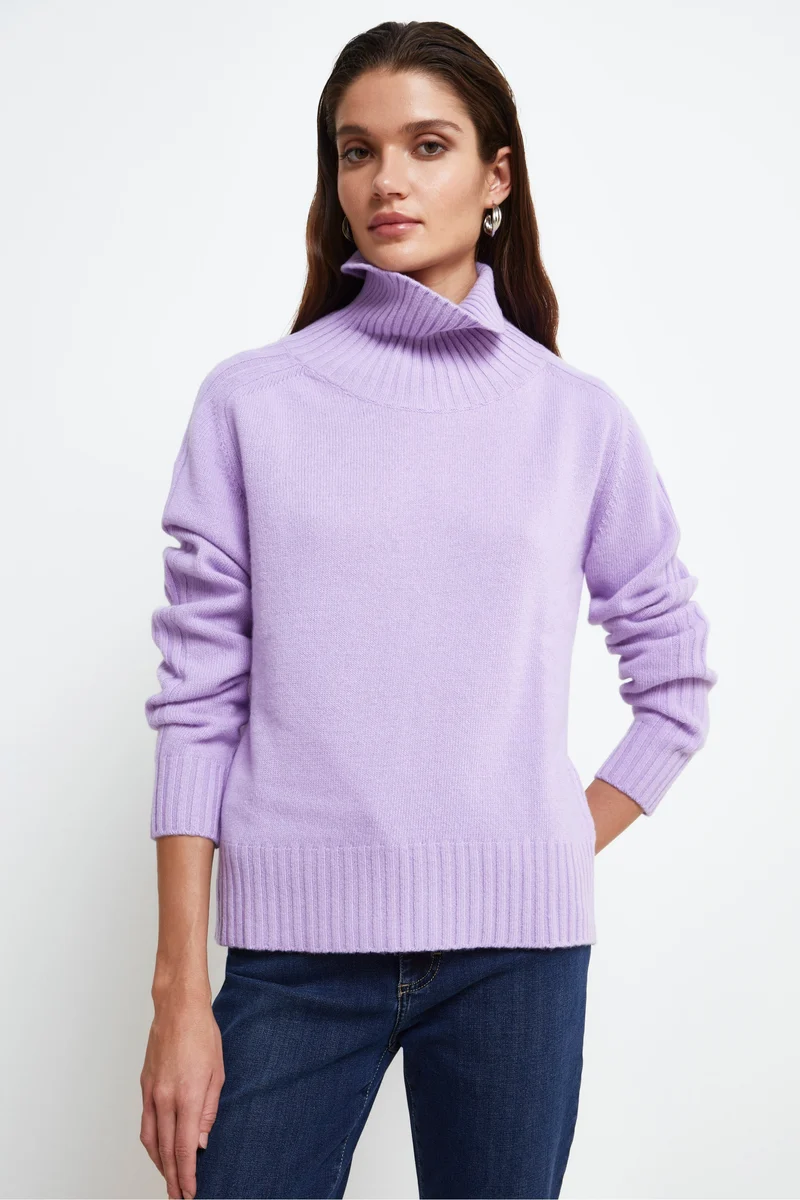 Dolcevita Raglan in Lana e Cashmere - PERVINCA