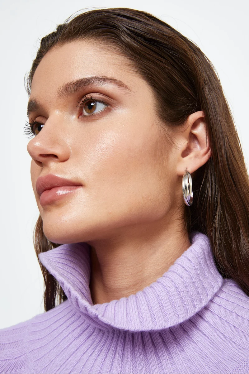 Dolcevita Raglan in Lana e Cashmere - PERVINCA