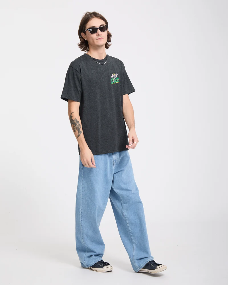 Tipsy Rat T-Shirt - Heather Black